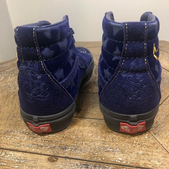 RARE Vans Sk8 Hi Disney Sorcerers Apprentice High Top Shoes Women’s Size 5 - Picture 4 of 8